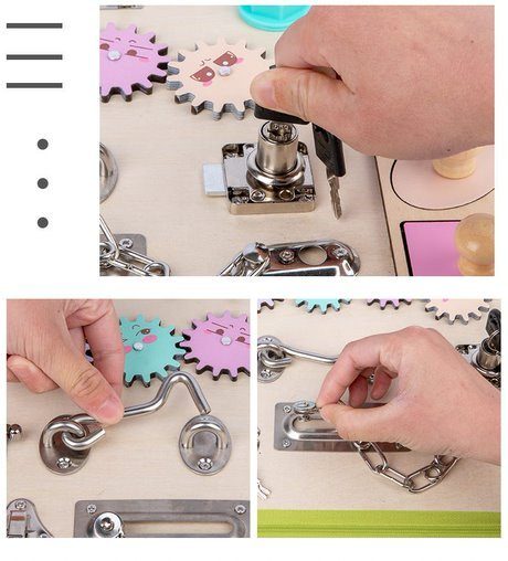 Educational Learning Busy Board New Carousel 7