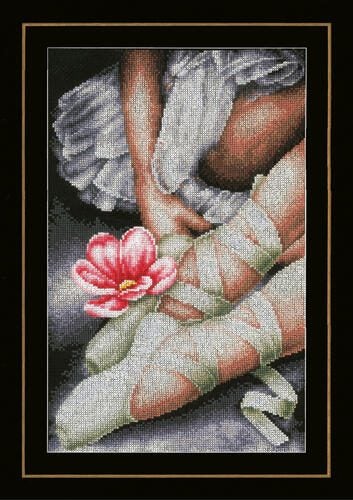 Lanarte Cross Stitch Kit - My little ballerina shoes Carousel 1