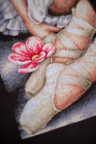 Lanarte Cross Stitch Kit - My little ballerina shoes Carousel 2