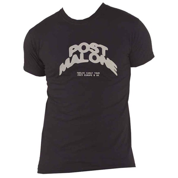 Post Malone Curved Logo 2023 Tour Dates T Shirt Carousel 4