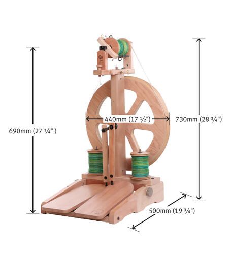 Ashford Kiwi 3 Spinning Wheel Natural Carousel 4