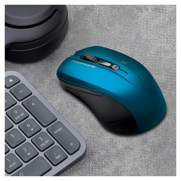 Promate Ergonomic Wireless Mouse CONTOUR.BL Carousel 2