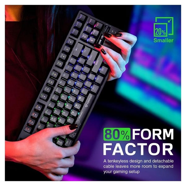 Vertux Hyperspeed Mechanical Gaming Keyboard VERTUPRO-80 Carousel 2