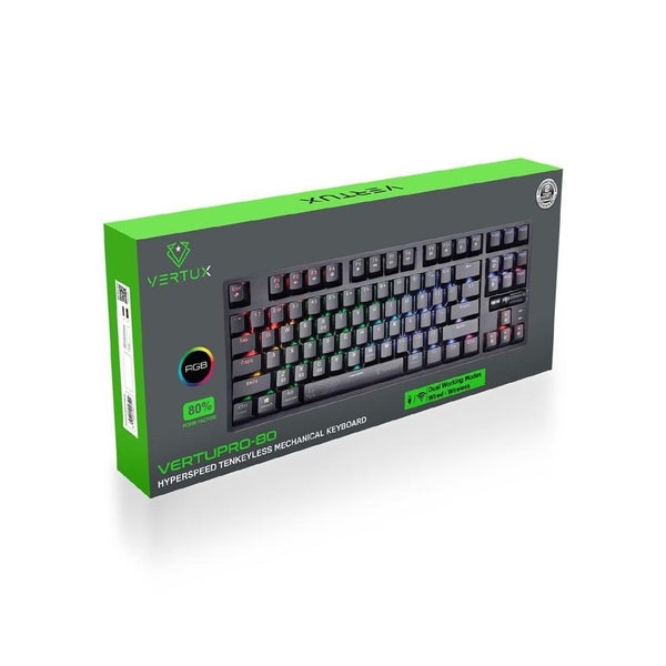 Vertux Hyperspeed Mechanical Gaming Keyboard VERTUPRO-80 Carousel 4