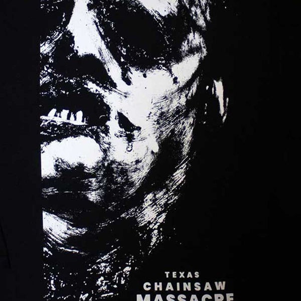 The Texas Chainsaw Massacre Leather Face Long Sleeve T Shirt Carousel 3