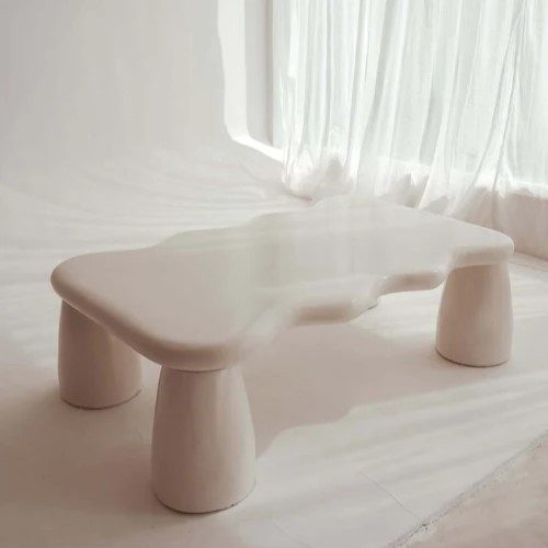 Beach Rectangular Concrete Coffee Carousel 4