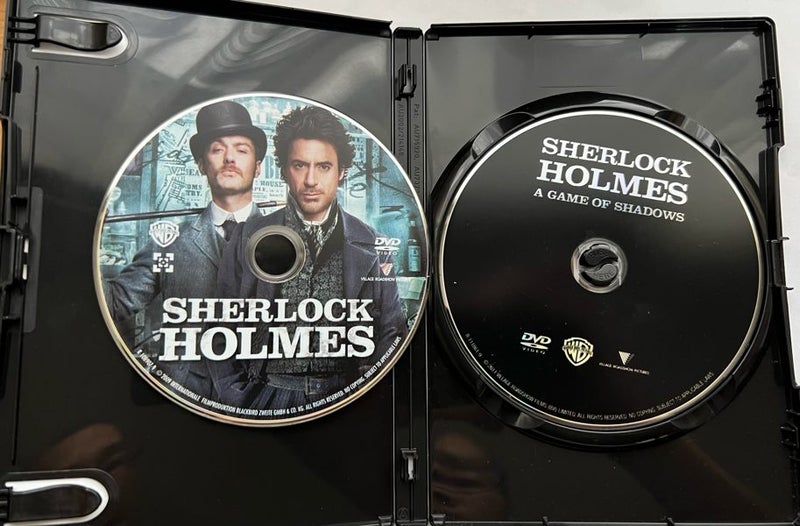 SHERLOCK HOMES - (ROBERT DOWNEY JR) (WITH LIGHT SCRATCHES) - DVD MOVIE64558703258115111