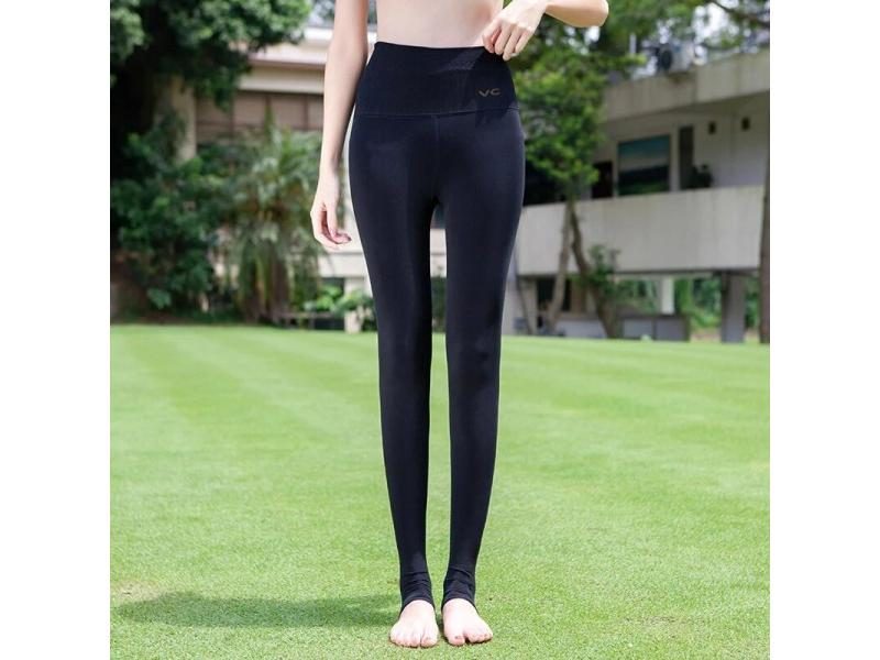 TTYGJ Women Golf Leggings Ladies Plush Warm Panty-Hose Girl Slim High Waist Carousel 1