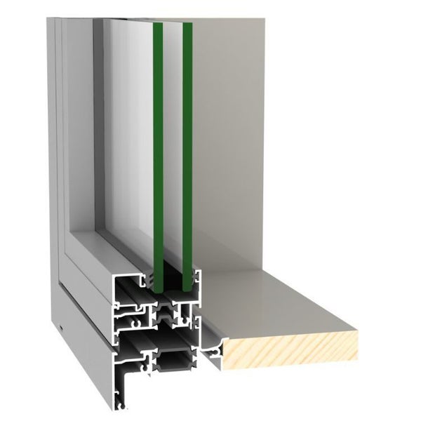 NEW THERMALLY BROKEN WHITE ALUMINIUM DOUBLE GLAZED WINDOW:1000HX2400W Carousel 3