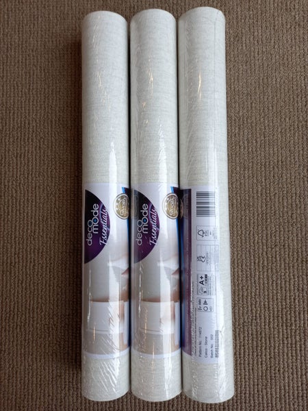 Wallpaper. Calico - Stone. 2 roll bundle Carousel 2