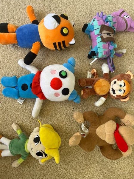 Bulk lot gaming plushies roblox super Mario piggy Zelda Fortnite Carousel 1