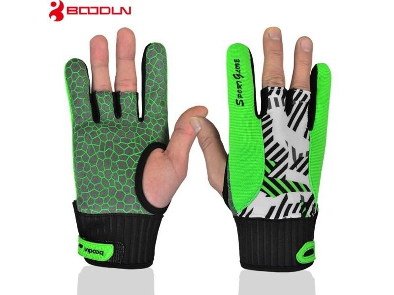 1 Pair Men Women Bowling Gloves For Left Right Hand Anti Skid Soft Carousel 2
