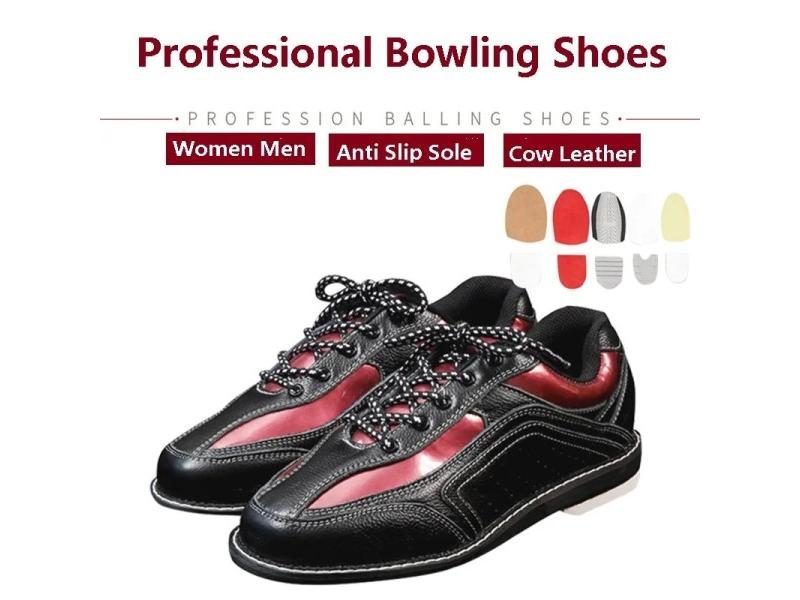 Unisex Right And Left Hand Skidprood Bowling Shoes Women Men Exchange Sole Carousel 2
