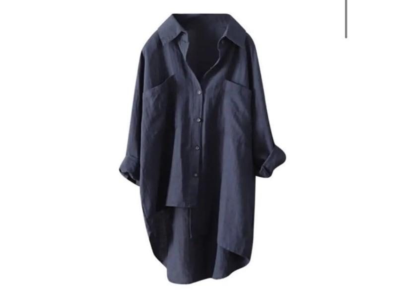 Spring Autumn Women Shirts White Plain Loose Oversized Blouses Female Tops Carousel 1