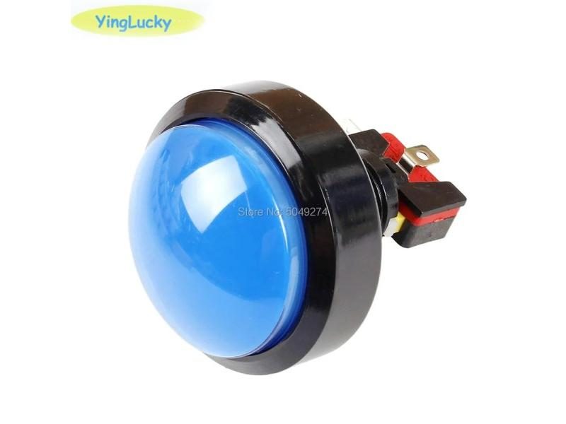 60mm Big Round LED Illuminated Arcade Buttons With Microswitch For DIY Arcade Carousel 2