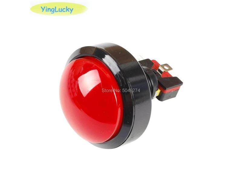 60mm Big Round LED Illuminated Arcade Buttons With Microswitch For DIY Arcade Carousel 1