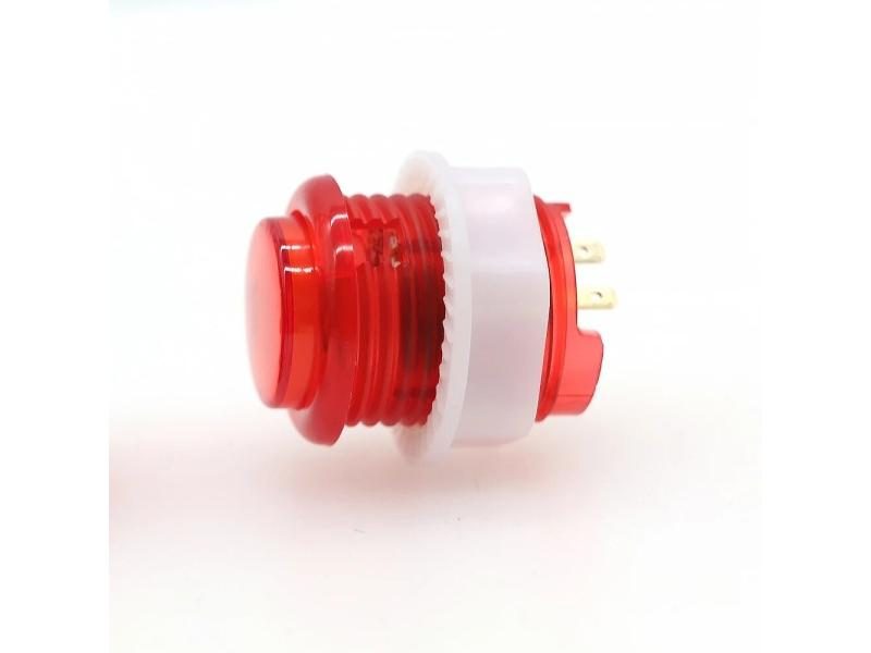 28mm 24mm 5V LED Illuminated Clear Round Arcade Switch 4PIN Microswitch For DIY Carousel 1