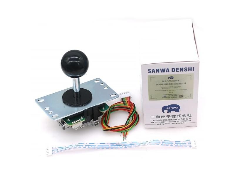 Japan Sanwa JLF TP 8YT Fighting Rocker Topball 5pin Wire Jamma Arcade Kit DIY Carousel 1