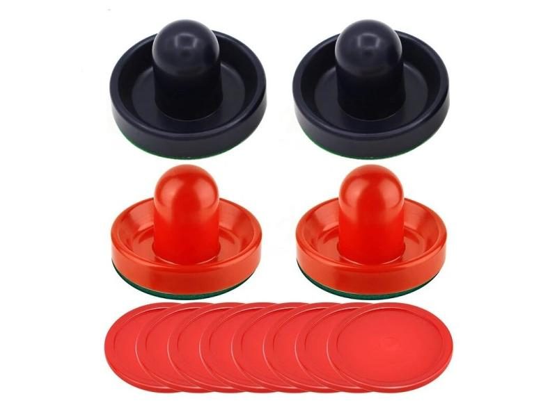 96mm ABS Air Table Hockey Disc Puck Pusher Tool 4sets Pack Carousel 2
