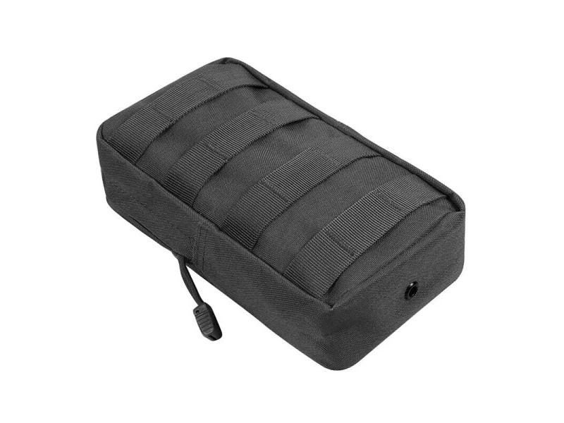Outdoor Tactical Molle Waist Bag 1000D Oxford Black Storage Fanny Pack For Carousel 2