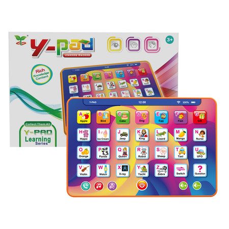 Tablet Learning Pad, Early Education Tablet for Learning Alphabets, Numbers, Mat Carousel 1
