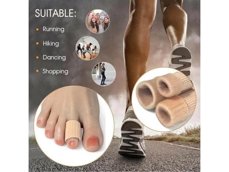 1Pcs Silicone Cover Cut Fabric Toe Separator Spacer Tube Sleeve Caps Valgus Carousel 2