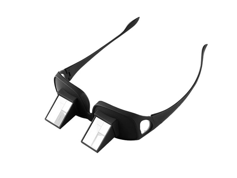 Lazy Reader Glasses Horizontal Reading Prism Spectacles for Laying Down Reading Carousel 2