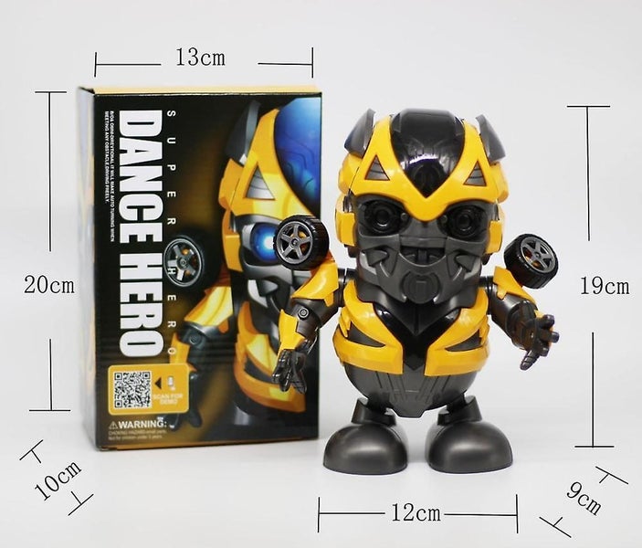 LED Deformation Bumblebee Music Bee Torch Light | Toy Phone Carousel 5