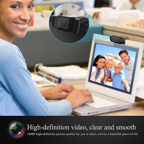 Webcam 720p Rotatable HD Webcam PC Digital USB 2.0 PC Recording Microphone Carousel 5
