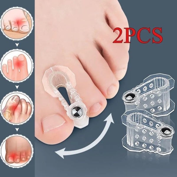 2pcs Bunion Hallux Valgus Toe Spreader Separator Thumb Finger Correction Tool Carousel 2