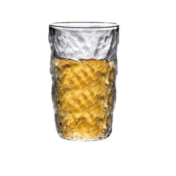 Glass Cup whiskey wine cup lemon juice cup glacier pattern water cup Carousel 1