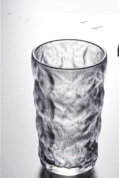 Glass Cup whiskey wine cup lemon juice cup glacier pattern water cup Carousel 2