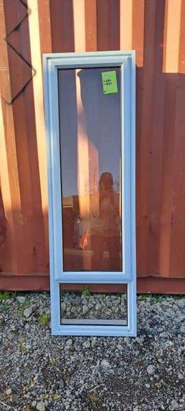 White Aluminium Window 490 W x 1640 H [#3499] Carousel 1