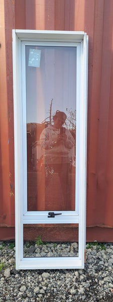 White Aluminium Window 490 W x 1640 H [#3499] Carousel 2