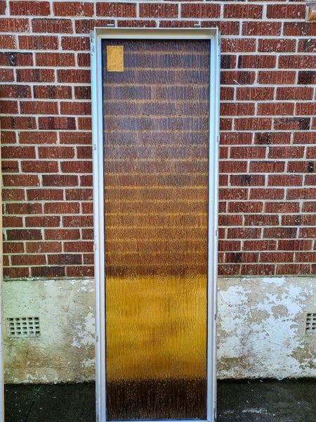 Aluminium Window with Retro Yellow Glass 600 W x 2000 H [#3817] Carousel 2