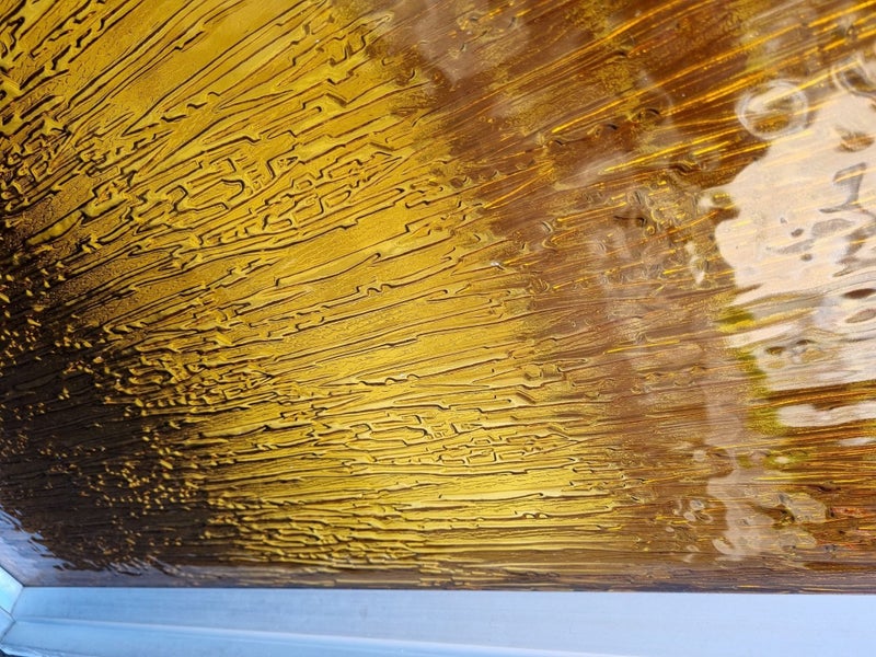 Aluminium Window with Retro Yellow Glass 600 W x 2000 H [#3817] Carousel 4