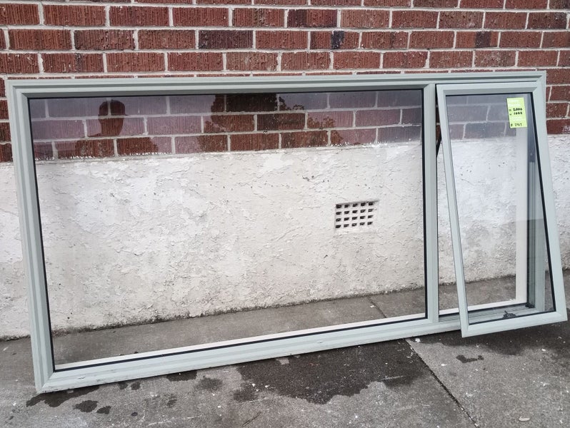 Light Green Aluminium Window 2000 W x 1000 H [#2969] Carousel 3