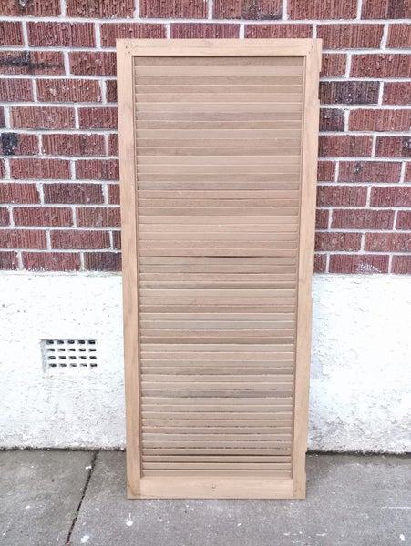 *NEW* Wooden Slatted Cupboard Door 590 W x 1440 H [#2862] Carousel 2