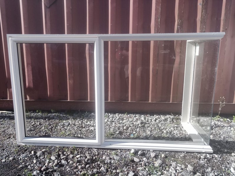 Aluminium CORNER WINDOW Offwhite 1810 W x 610 W x 1000 H [#3275 SF] Carousel 2