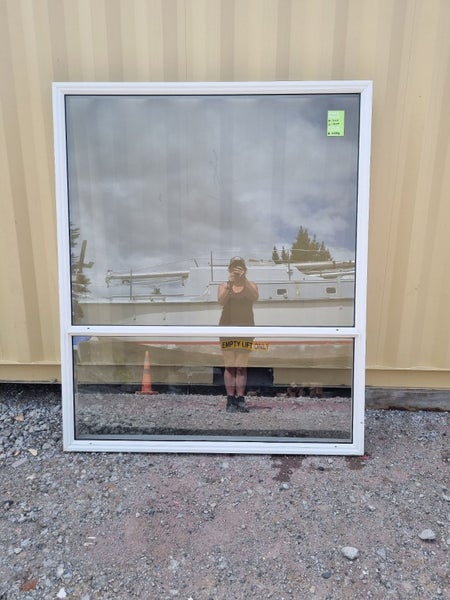 White Aluminium Window 1500 W x 1800 H [#4046] Carousel 1