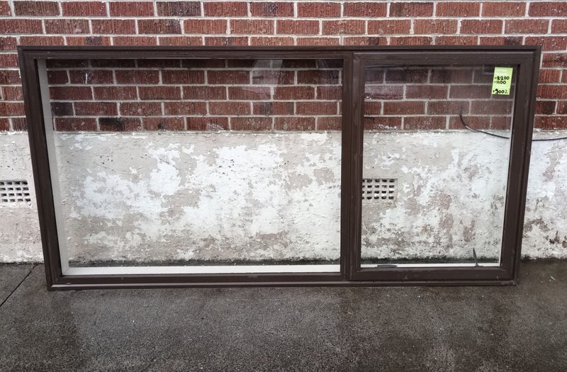 Aluminium Window Brown 2200 W x 1100 H [#3002 ] Carousel 1