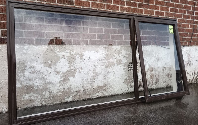 Aluminium Window Brown 2200 W x 1100 H [#3002 ] Carousel 2