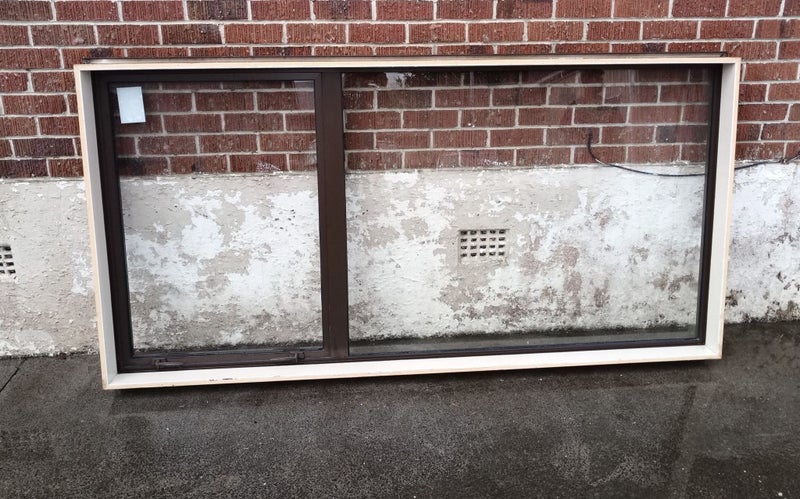 Aluminium Window Brown 2200 W x 1100 H [#3002 ] Carousel 3