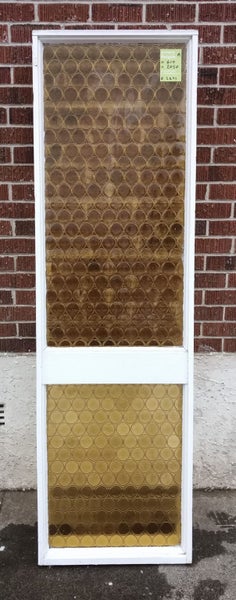 Amber Bullion Glass Wooden Window 610 W x 2050 H [#2899 A] Carousel 1