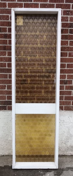 Amber Bullion Glass Wooden Window 610 W x 2050 H [#2899 A] Carousel 2