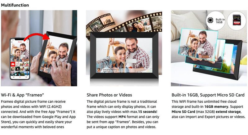 New Digital Photo Frame Sale Sale Sale Carousel 15