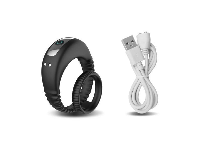 Couple Rings Vibrating Penis Cock Ring Sex Toys For Men Delay Ejaculation Carousel 1