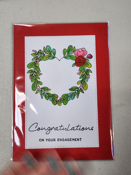 Handmade Card - Engagement / Anniversary Carousel 2