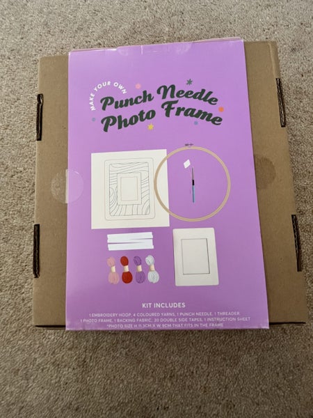 Punch Needle Photo frame, Make your own Carousel 2