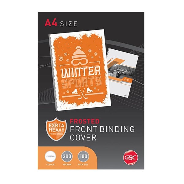 Gbc Binding Cover A4 Polycover Frosted Pk100 BCP300CL100 Carousel 1